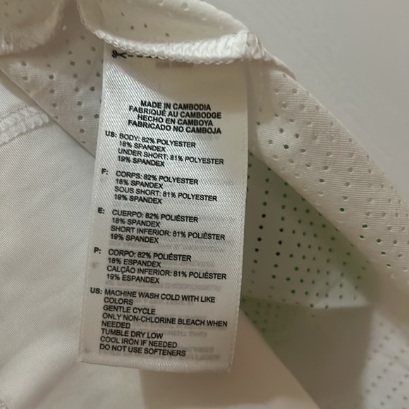 NWT cute white Prince tennis skirt size XS - Picture 5 of 7